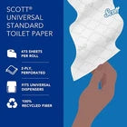 80 Rolls Scott Soft Toilet Paper 473 Sheets 2Ply No Clog Septic Safe Bulk Supply