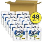Scott Rapid Dissolving Toilet Paper, 4 Rolls (Pack of 12)