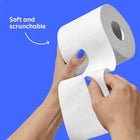 Who Gives A Crap 100% Recycled Toilet Paper, 48 Rolls, 3 Ply, 385 Sheets
